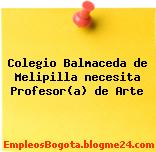 Colegio Balmaceda de Melipilla necesita Profesor(a) de Arte