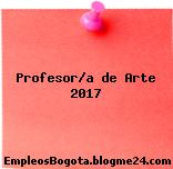Profesor/a de Arte 2017