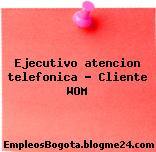 Ejecutivo atencion telefonica – Cliente WOM