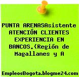 PUNTA ARENASAsistente ATENCIÓN CLIENTES EXPERIENCIA EN BANCOS.(Región de Magallanes y A