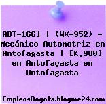 ABT-166] | (WX-952) – Mecánico Automotriz en Antofagasta | [K.980] en Antofagasta en Antofagasta