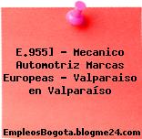 E.955] – Mecanico Automotriz Marcas Europeas – Valparaiso en Valparaíso