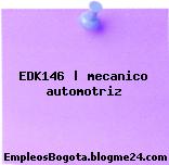 EDK146 | mecanico automotriz