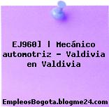 EJ960] | Mecánico automotriz – Valdivia en Valdivia