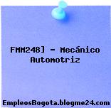 FMM248] – Mecánico Automotriz