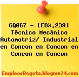 GQ067 – [EBX.239] Técnico Mecánico Automotriz/ Industrial en Concon en Concon en Concon en Concon