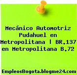 Mecánico Automotriz Pudahuel en Metropolitana | BR.137 en Metropolitana B.72
