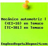 Mecánico automotriz | (XEI-16) en Temuco [TC-381] en Temuco