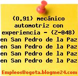 (O.91) mecánico automotriz con experiencia – (Z-048) en San Pedro de la Paz en San Pedro de la Paz en San Pedro de la Paz en San Pedro de la Paz