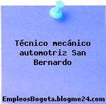 Técnico mecánico automotriz San Bernardo