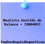 Analista Gestión de Balance – [DMH469]