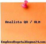 Analista QA / ALM