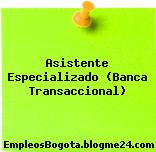 Asistente Especializado (Banca Transaccional)