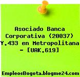 Asociado Banca Corporativa (20037) Y.433 en Metropolitana – [UAK.619]