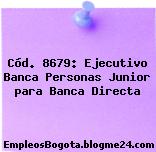 Cód. 8679: Ejecutivo Banca Personas Junior para Banca Directa