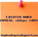 EJECUTIVO BANCA EMPRESA, código: 14093