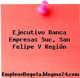 Ejecutivo Banca Empresas Suc. San Felipe V Región