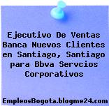Ejecutivo De Ventas Banca Nuevos Clientes en Santiago, Santiago para Bbva Servcios Corporativos