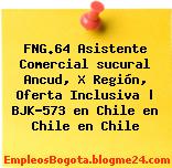 FNG.64 Asistente Comercial sucural Ancud, X Región, Oferta Inclusiva | BJK-573 en Chile en Chile en Chile