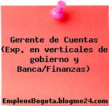 Gerente de Cuentas (Exp. en verticales de gobierno y Banca/Finanzas)