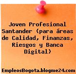 Joven Profesional Santander (para áreas de Calidad, Finanzas, Riesgos y Banca Digital)