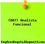 (O87) Analista Funcional