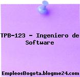 TPB-123 – Ingeniero de Software