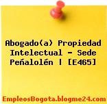 Abogado(a) Propiedad Intelectual – Sede Peñalolén | [E465]