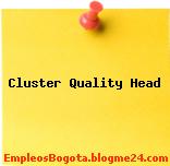 Cluster Quality Head