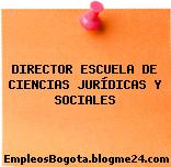 DIRECTOR ESCUELA DE CIENCIAS JURÍDICAS Y SOCIALES