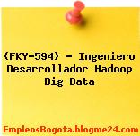 (FKY-594) – Ingeniero Desarrollador Hadoop Big Data