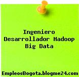 Ingeniero Desarrollador Hadoop Big Data