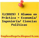 (LCB929) | Alumno en Práctica – Economía/ Ingeniería/ Ciencias Políticas