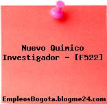 Nuevo Quimico Investigador – [F522]