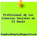 Profesional de las Ciencias Sociales en El Maule