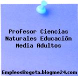 Profesor Ciencias Naturales – Educación Media Adultos