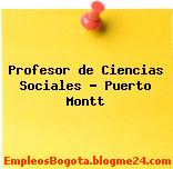 Profesor de Ciencias Sociales – Puerto Montt