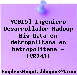 YC015] Ingeniero Desarrollador Hadoop Big Data en Metropolitana en Metropolitana – [VR743]