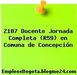 Z107 Docente Jornada Completa (R59) en Comuna de Concepción