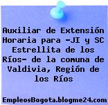 Auxiliar de Extensión Horaria para “JI y SC Estrellita de los Ríos” de la comuna de Valdivia, Región de los Ríos