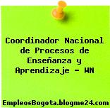 Coordinador Nacional de Procesos de Enseñanza y Aprendizaje – WN