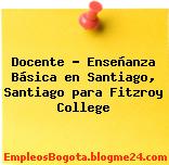 Docente – Enseñanza Básica en Santiago, Santiago para Fitzroy College