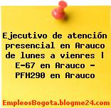 Ejecutivo de atención presencial en Arauco de lunes a vienres | E-67 en Arauco – PFH290 en Arauco