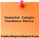 Inspector Colegio Enseñanza Básica