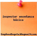 inspector enseñanza básica