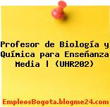 Profesor de Biología y Química para Enseñanza Media | (UHR202)