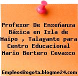 Profesor De Enseñanza Básica en Isla de Maipo , Talagante para Centro Educacional Mario Bertero Cevasco