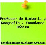 Profesor de Historia y Geografía , Enseñanza Básica