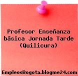 Profesor Enseñanza básica Jornada Tarde (Quilicura)