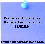 Profesor Enseñanza Básica Lenguaje LA FLORIDA